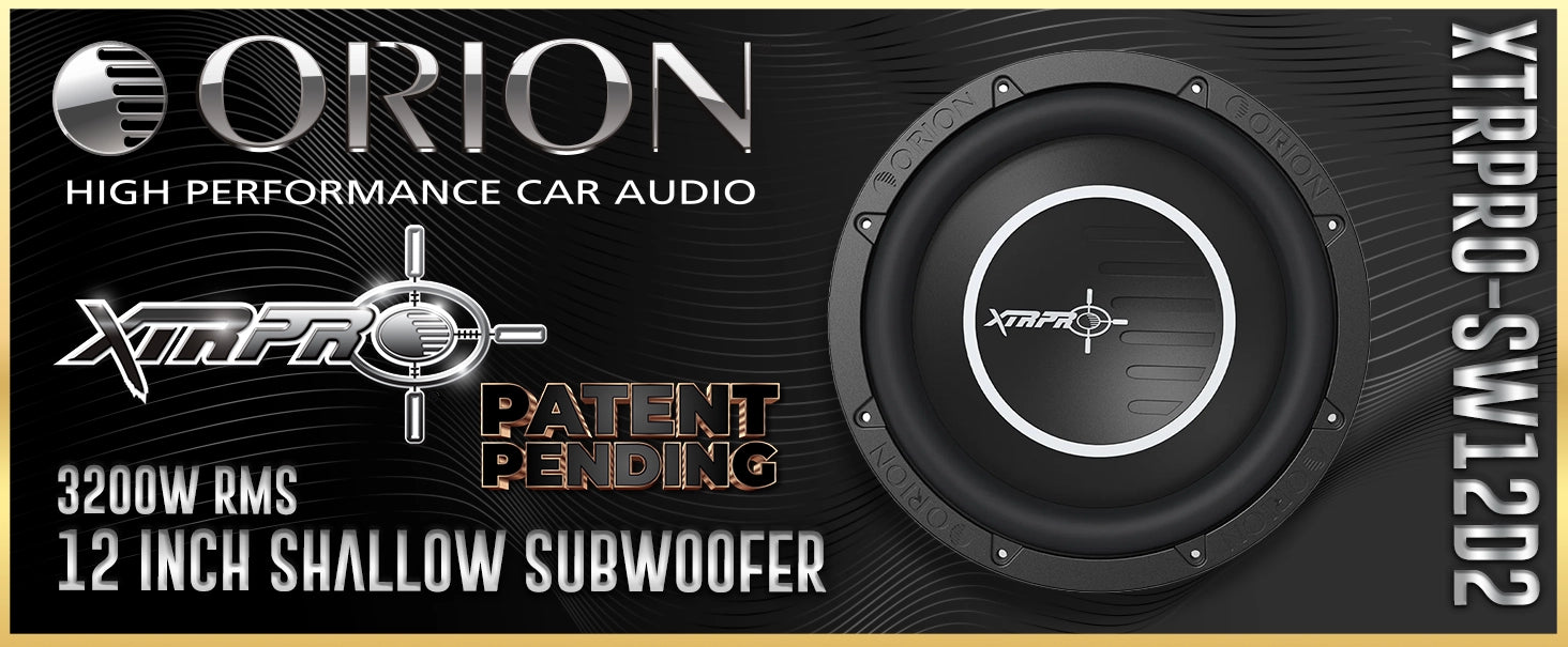 XTRPRO-SW12D2 12” Shallow Subwoofer Dual 2 Ohm – 3200W Max