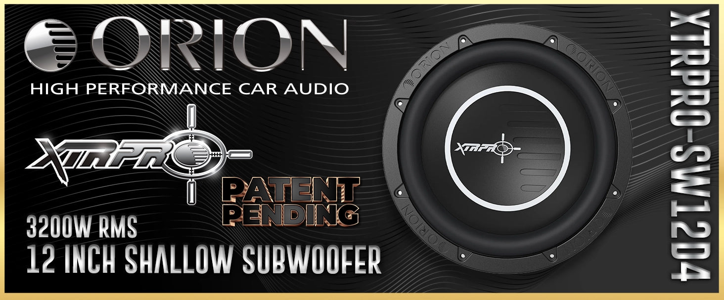 XTRPRO-SW12D4 12” Shallow Subwoofer Dual 4 Ohm – 3200W Max