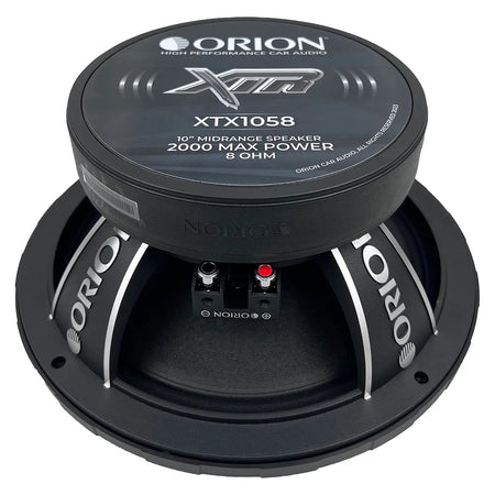 XTX1058 - 10 inch 8 Ohm Midrange Speaker - Orion Car Audio