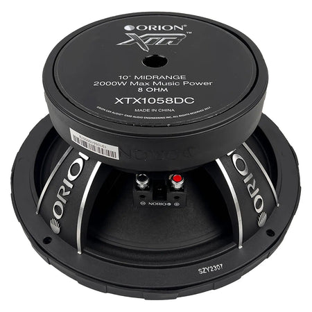 XTX1058DC - 10 inch 8 Ohm Dust Cap Midrange Speaker - Orion Car Audio