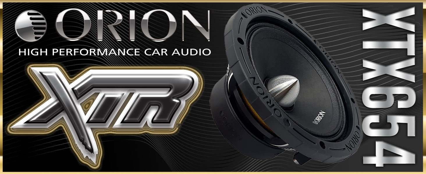 XTX654  - 6.5 inch 4 Ohm Midrange Speaker