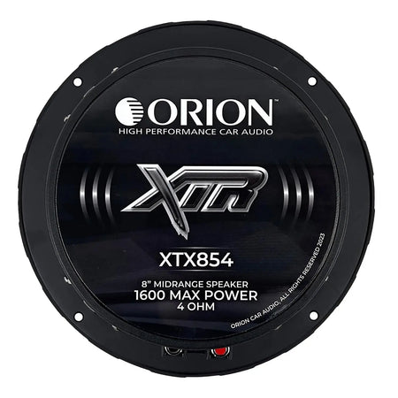 XTX854 - 8 inch 4 Ohm Midrange Speaker - Orion Car Audio