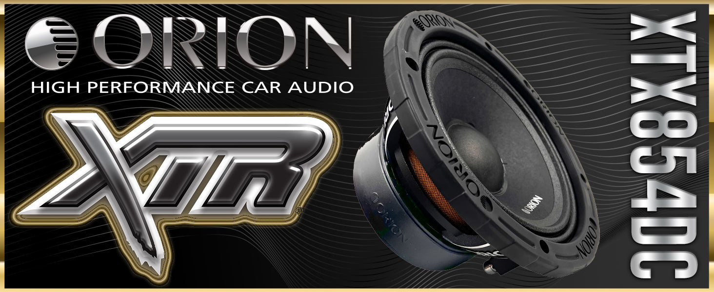 XTX854DC Midrange Speaker – Loud, Clear, and Ready to Rock – Orion