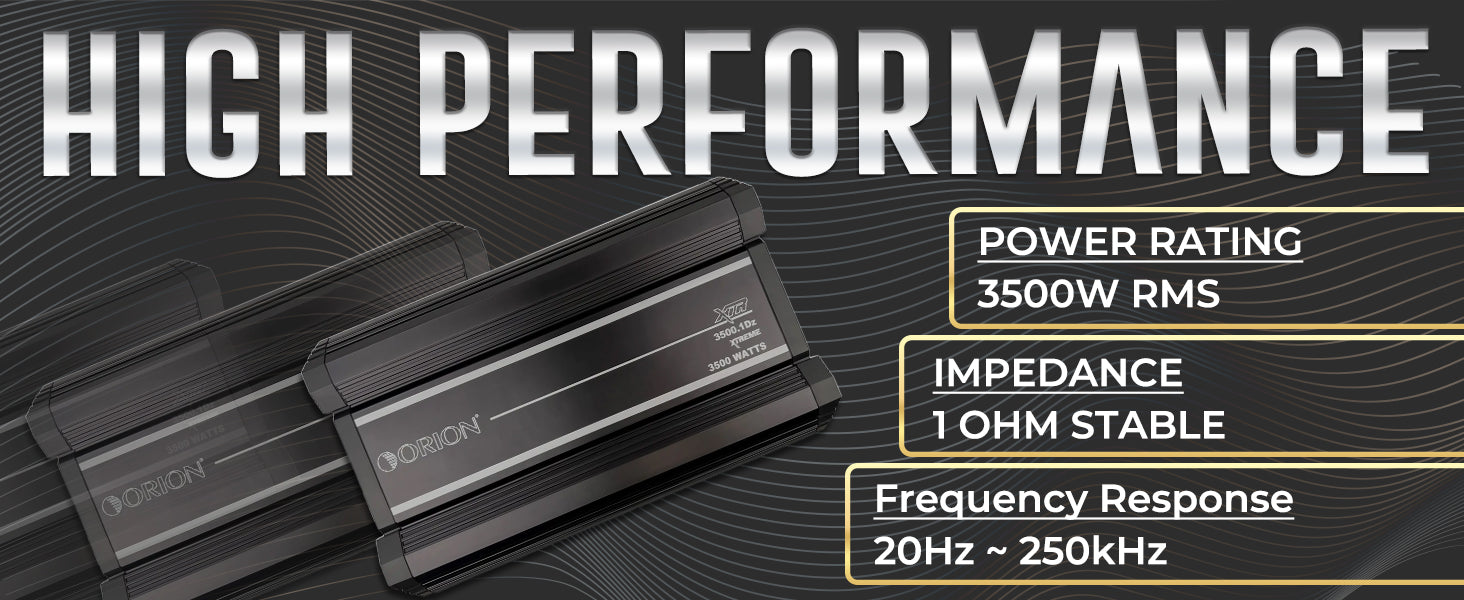 XTR3500.1Dz - 3500 Watt RMS Class D Monoblock Amplifier