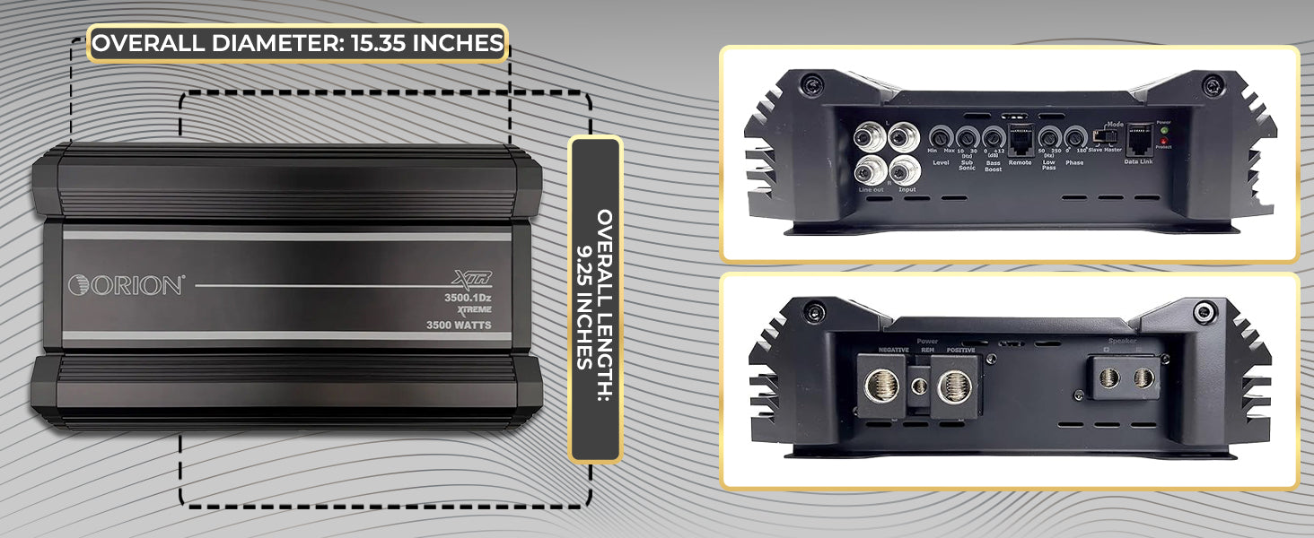 XTR3500.1Dz - 3500 Watt RMS Class D Monoblock Amplifier