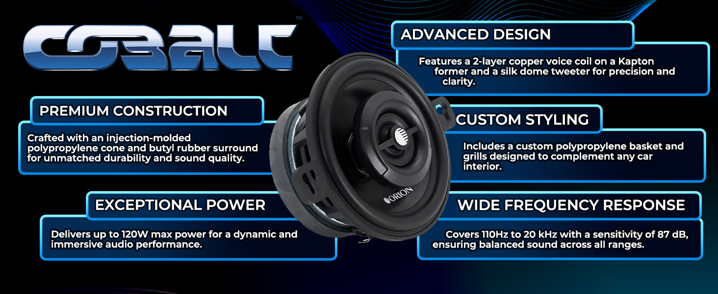 CB35 - Altavoces de 2 vías y 3,5 pulgadas 