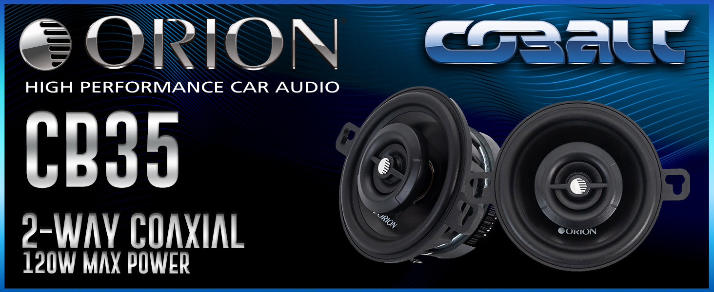 CB35 - Altavoces de 2 vías y 3,5 pulgadas 