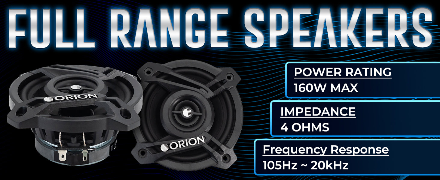 CB42 - Altavoces de 2 vías y 4 pulgadas 