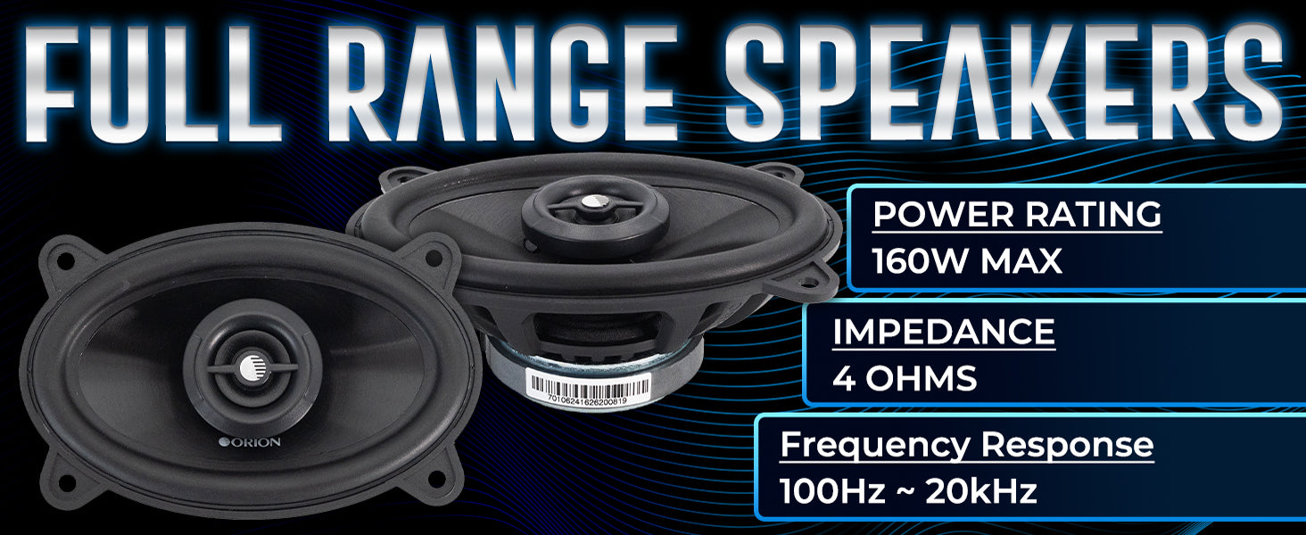 CB462 - Altavoces de 2 vías de 4 x 6 pulgadas 