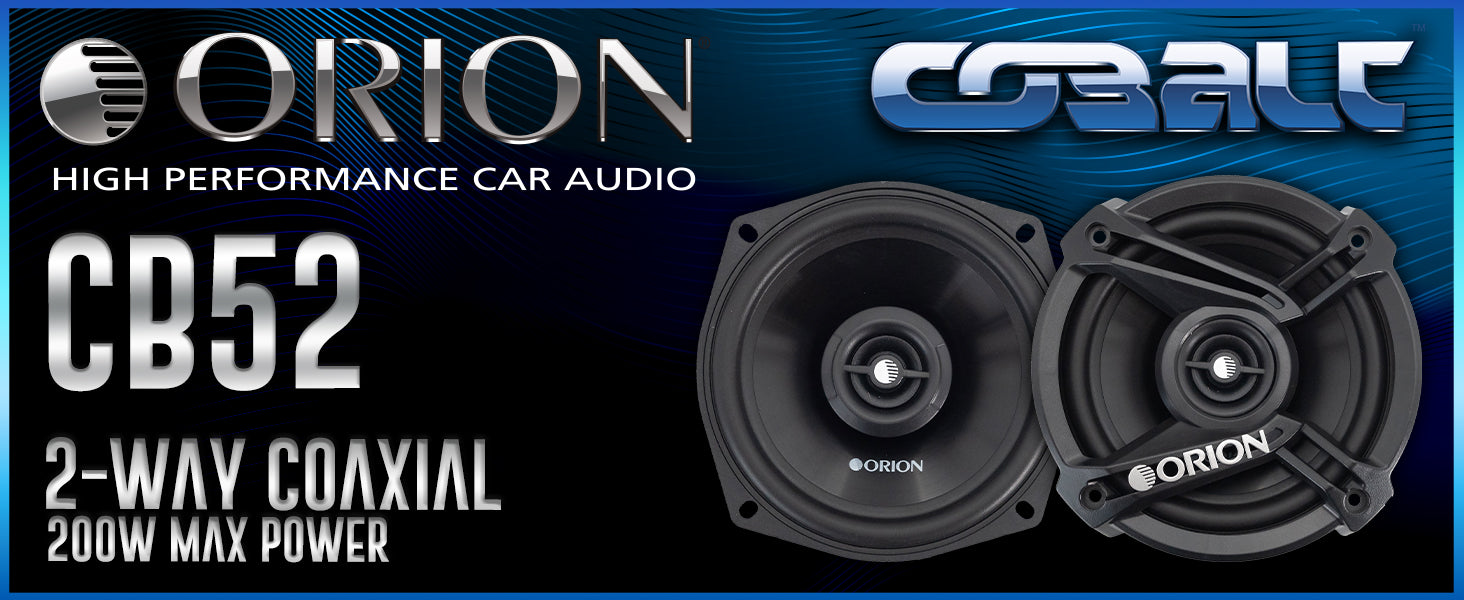 CB52 - 2 Way 5.25 Inch Speakers