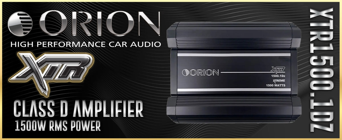Power Acoustik RE1-1500D Mono Amplifier - 1500W Max, 750W RMS @ 2 Ohms, 1 Channel Car Audio Amp