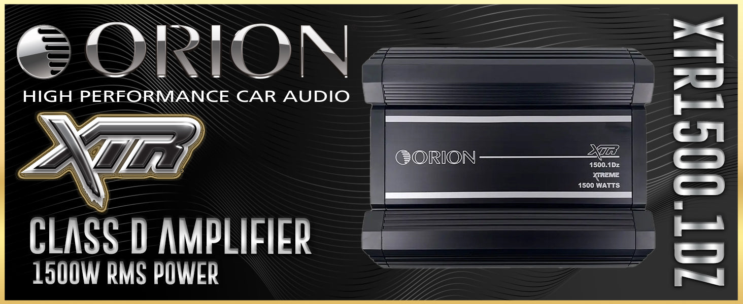 XTR1500.1Dz - 1500 Watt RMS Class D Monoblock Amplifier