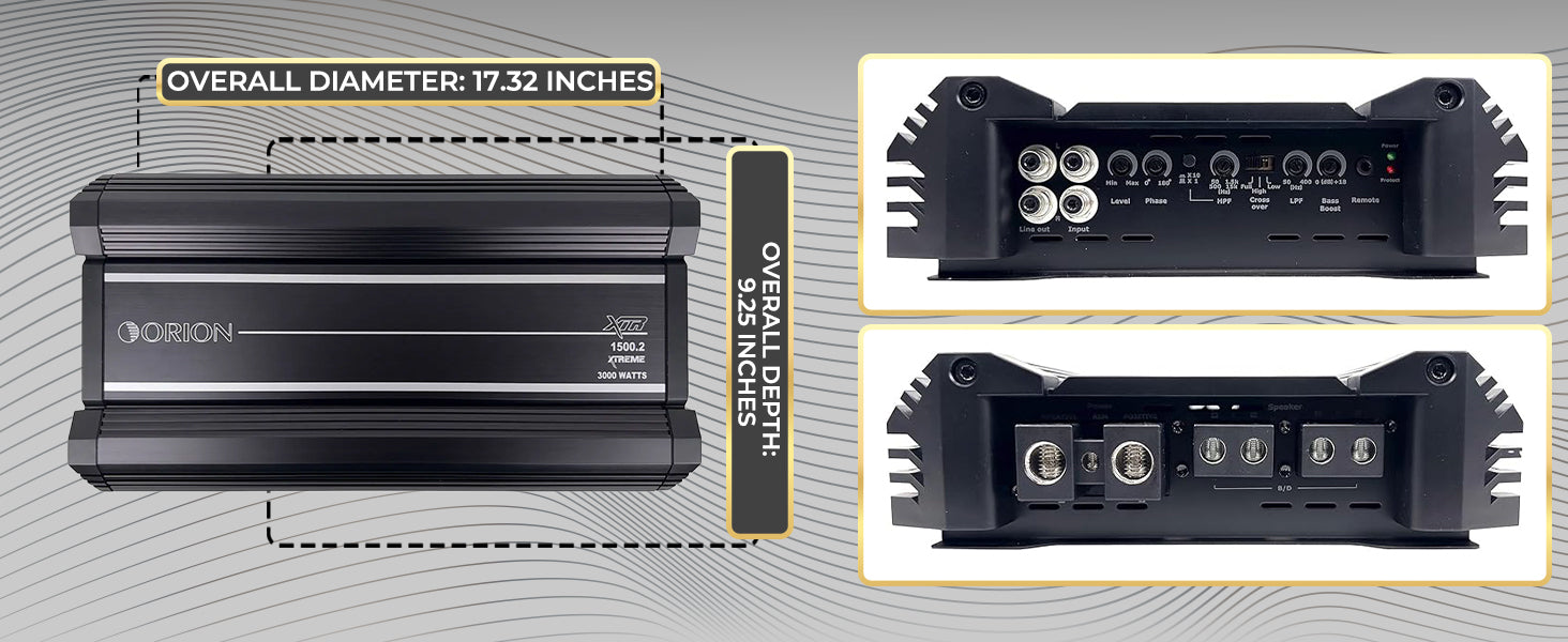 XTR1500.2 - 1500 Watt RMS 2 Channel Class A/B Amplifier