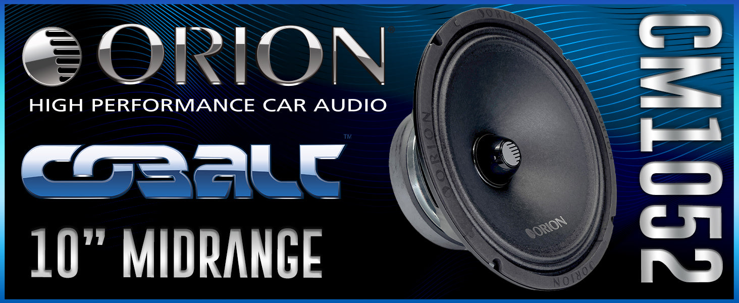 CM1052 - 10 Inch 2 Ohm Midrange Speaker 350 Watts RMS (2 Speakers)