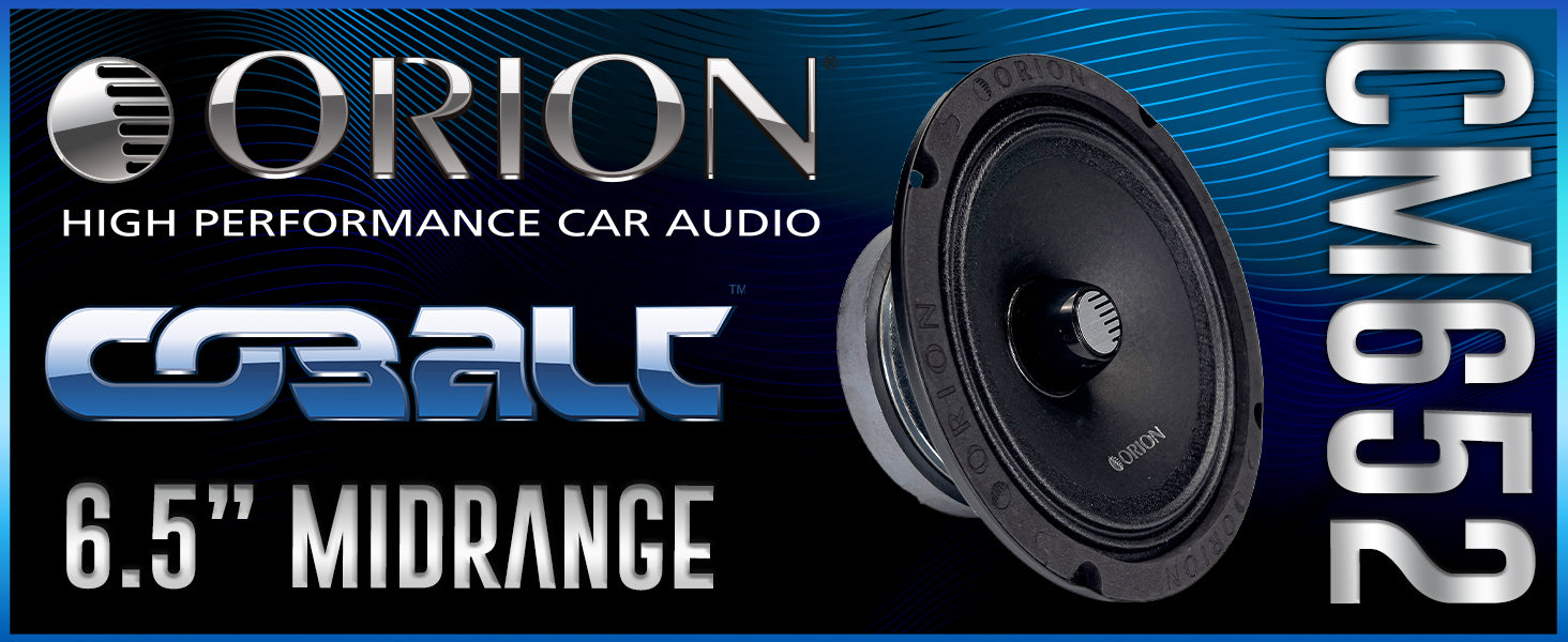 ソライド　(CARORE) ORION CM652 6.5 Inch Midrange Speakers - Bring Your Music to Life