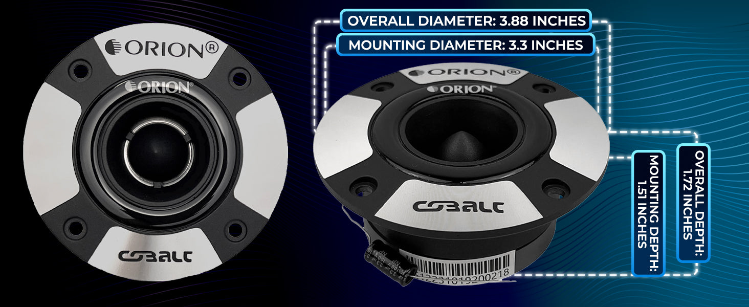 CTW125 - 3.9" Bullet Tweeter