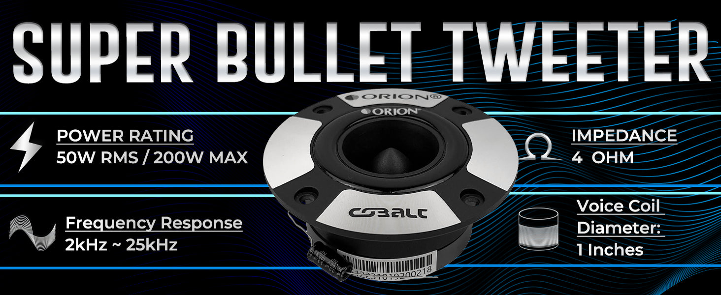 CTW125 - 3.9" Bullet Tweeter