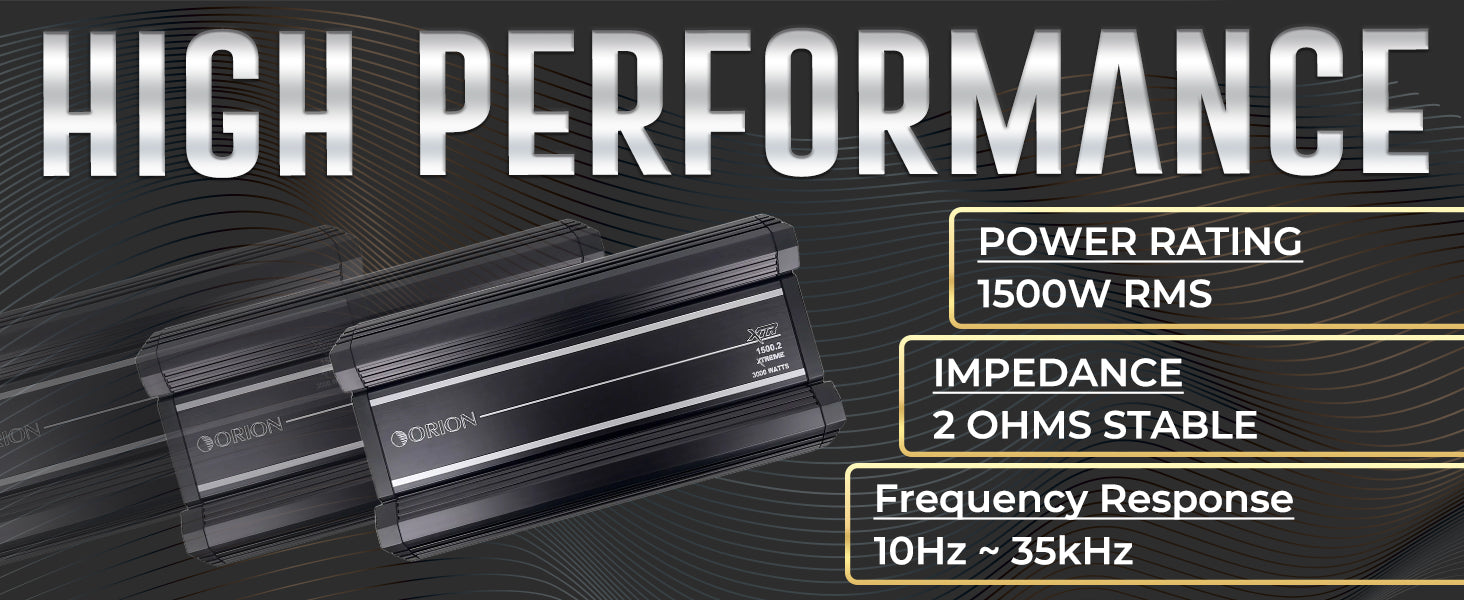 XTR1500.2 - 1500 Watt RMS 2 Channel Class A/B Amplifier